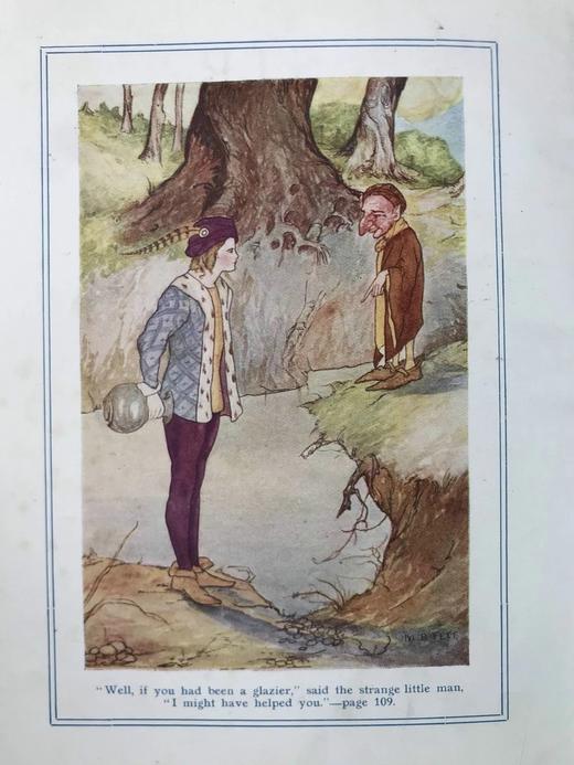 约20世纪早期 河滨童话书 数十幅趣味插图 漆布精装大32开 商品图2