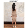 MAXRIENY复古格纹结构半裙美拉德穿搭裙子(货号:MC88SK520) 商品缩略图3