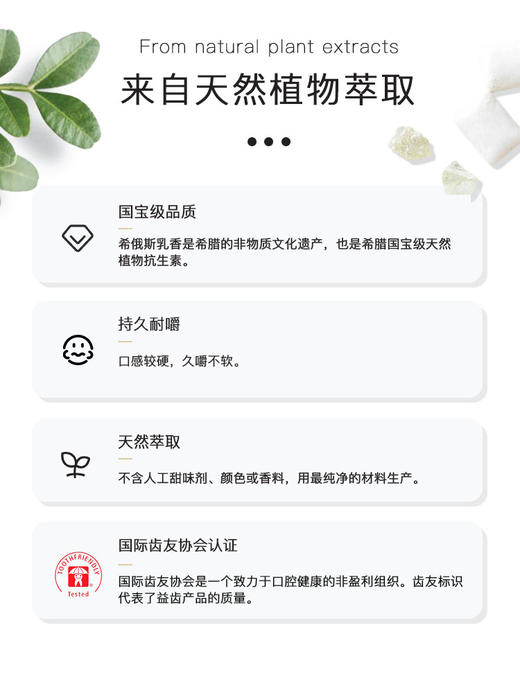 ELMA希俄斯口香糖久嚼不软持久耐咀嚼希腊天然乳香油树胶【买三赠一】【包邮】 商品图4