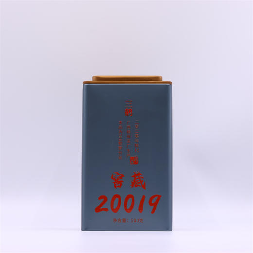 三鹤六堡 窖藏20019六堡茶 500g罐装 商品图0