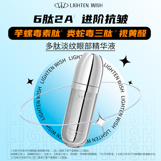 【眼护套组】光希多肽淡纹眼部精华液保湿抗皱紧致舒缓眼精华日夜眼霜多肽眼膜眼油 商品图2