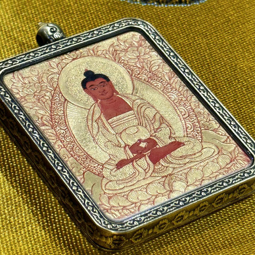 金唐《阿弥陀佛》唐卡佛牌 商品图0