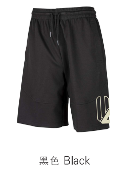 匹克2024年新款男子篮球文化系列针织五分裤F3242431