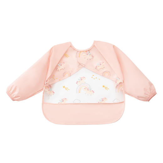 【吃饭不脏衣 落食轻松兜】宝宝罩衣吃饭防水围兜春夏长袖防脏儿童幼儿园饭兜2024新款男女童 商品图6