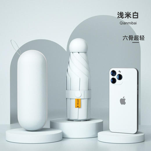 【升级伞面加大，晴雨两用】雨伞折叠伞高级感太阳伞防晒防紫外线，晴雨两用伞五折遮阳伞胶囊伞，坚固8K伞架，牢固升级，伞面更大-lm！-ry 商品图8