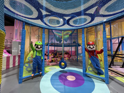 【弹力梦工厂运动公园】双节嘉年华，有效期至12月底，不用可退，快屯起来！全场通玩+VR59.9元。网红秋千、蜘蛛塔、蹦床、淘气堡、高空拓展、360°环形自行车、卡丁车、魔方攀岩等数十种娱乐项目畅玩 商品图9