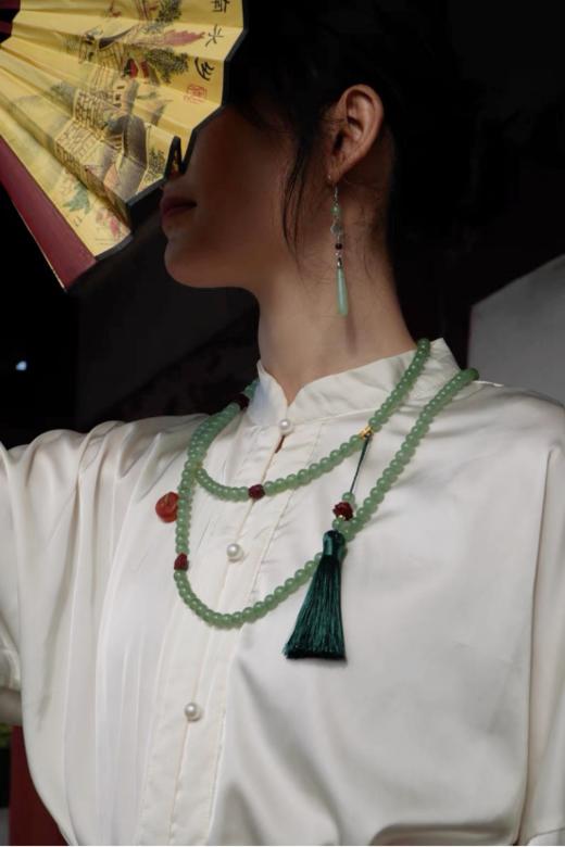 💐【新中式斜跨链💥❗ 】✅温润秀气显贵耐看！💞东方美学 ✅优选珠子和流苏🌸，精工制作 ✅多种款式可选，样样百搭，挑花眼👀 商品图4