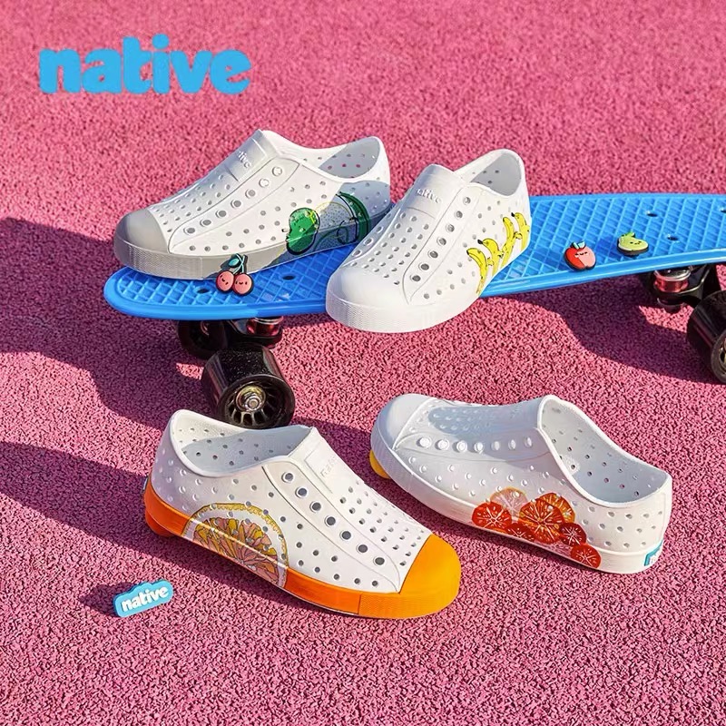 【成人款】 印花款 native洞洞鞋  轻软透气水陆两穿！