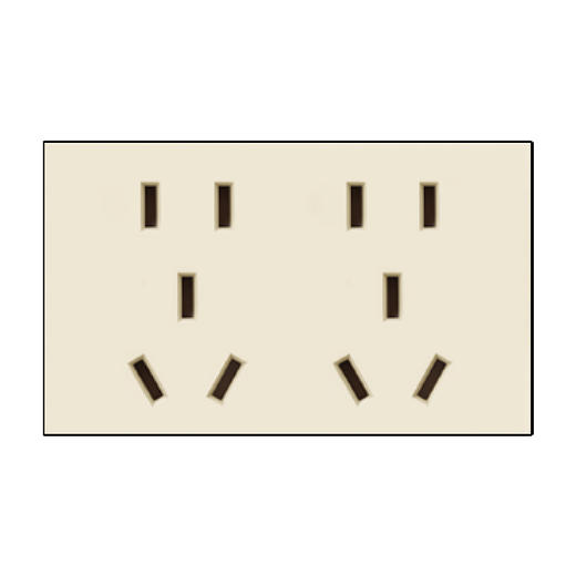 视贝K20金系列墙开插座 商品图6