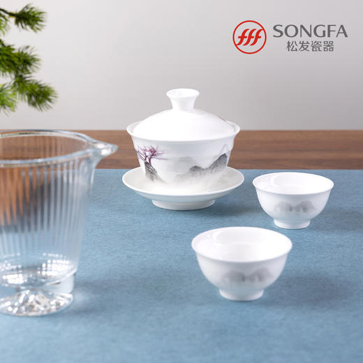 11头茗意  高山骨瓷茶具套装 商品图2
