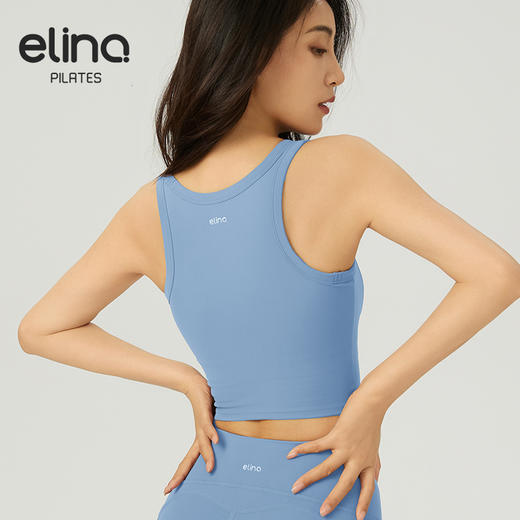 【双旦秒】elina一恋新款裸感瑜伽运动露脐背心AD1578（特价产品，收货7天内支持调换、不退款） 商品图1