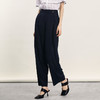 谜底休闲裤长裤女2024年夏季新品通勤风气质宽松阔腿裤242MK0687 商品缩略图1