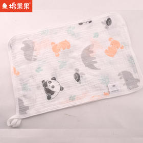 棉果果新品新生儿婴幼儿垫汗巾洗脸巾口水巾面巾20*30cm抗菌纱布方巾
