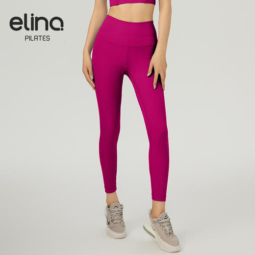 【双旦秒】elina一恋2024新款柳条纹紧致弹运动九分裤SD444（特价产品，收货7天内支持调换、不退款） 商品图11