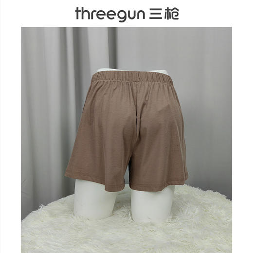 Threegun三枪 【沁凉罗纹】女士休闲短裤家居裤-50830B011 商品图2