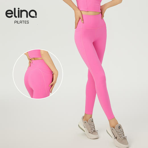 【双旦秒】elina一恋2024新款裸感仿生妖精瑜伽口袋九分裤AD41008（特价产品，收货7天内支持调换、不退款） 商品图8