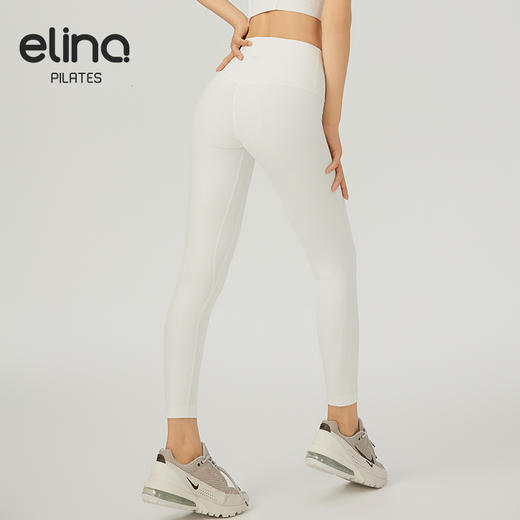 【双旦秒】elina一恋2024新款柳条纹紧致弹运动九分裤SD444（特价产品，收货7天内支持调换、不退款） 商品图5