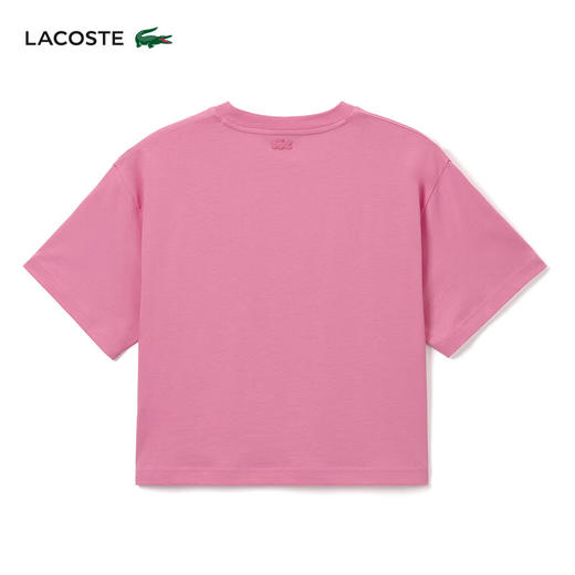 Lacoste法国鳄鱼夏日系列女装新款卡通字母T恤TF8173-98 商品图7