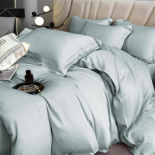 【门店同款】60支进口奥地利兰精莱赛尔天丝四件 套丝滑凉爽裸睡级套件【礼盒包装】 商品图2