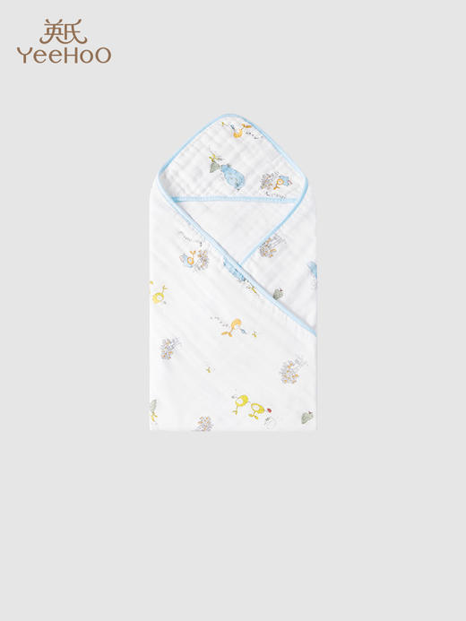 英氏婴儿抱被男宝女宝抗菌包被2024四季款包巾YMJBJ0Q083A 商品图0