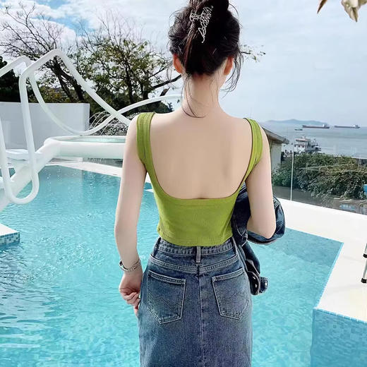 裁缝学苑AS234二合一防走光吊带背心纸样女装一体杯带胸垫样板 商品图3