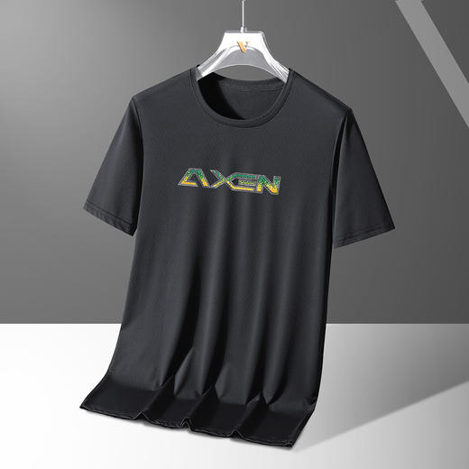 【Q】【冰丝速干】【新款DSY】大依优型大码圆领短袖T恤夏季加肥加大肥佬休闲宽松透气上衣男士半袖夏装 商品图1