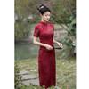 SKY-58796复古中国风大码旗袍 商品缩略图3