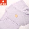 棉果果夏季新品女童提花汗布对开短袖连体衣M222722224221 商品缩略图2