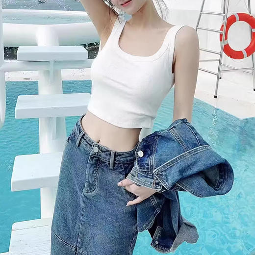 裁缝学苑AS234二合一防走光吊带背心纸样女装一体杯带胸垫样板 商品图1