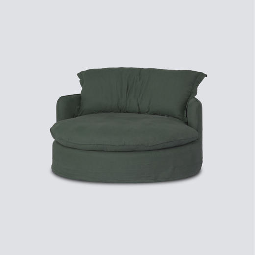 NS家居nsfurniture布艺软包单人沙发NSSF-5481-C2-20 NS VIVI-Natural 商品图1