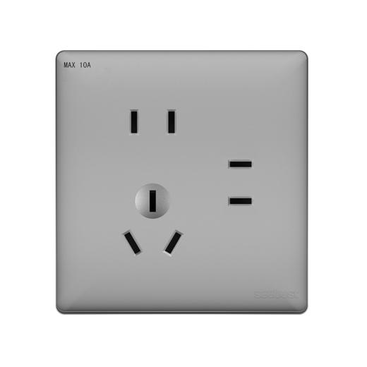 视贝Q6灰系列(墙开插座) 商品图1