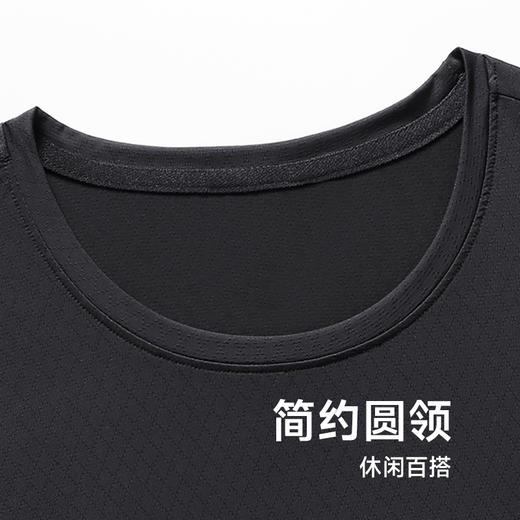 【冰丝速干】【新款DSY】大依优型大码圆领短袖T恤夏季加肥加大肥佬休闲宽松透气上衣男士半袖夏装 商品图2