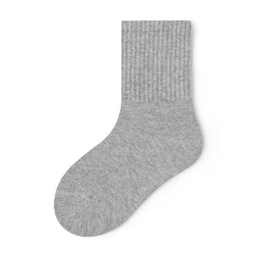 【专为儿童设计！】儿童袜子黑白全棉学院风男女童学生袜纯棉透气抗起球中筒儿 童棉袜 商品图7