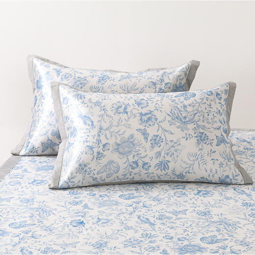 丝享牛奶丝凉席印花夏季凉席枕头凉感三件套 商品图7