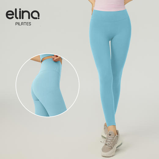 elina一恋2024新款5A抗菌无尴尬线瑜伽健身九分裤AD1583 商品图0