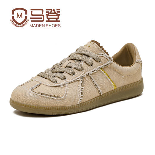 【马登】荒漠沙丘复古德训鞋男夏季新款小众帆布休闲运动轻便软底板鞋 商品图7