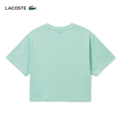 Lacoste法国鳄鱼夏日系列女装新款卡通字母T恤TF8173-98 商品图1