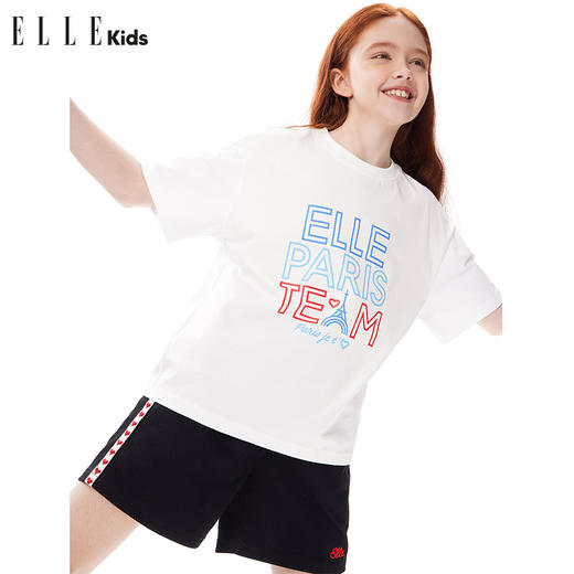 ELLEKIDS 童装 爱心织带短裤 商品图2