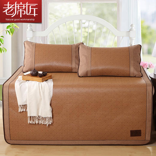 宁波老字号 【老席匠】 夏季单面藤席 巴洛席 商品图0