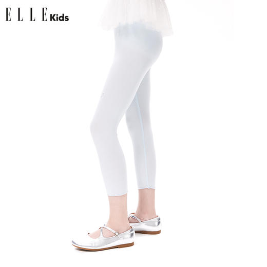 ELLEKIDS 童装 天丝弹力烫钻打底裤 商品图2