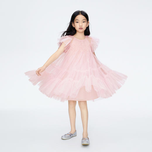 女童元气活力网纱公主裙裙子夏季新款安奈儿童装实体店同款AG423781 商品图3