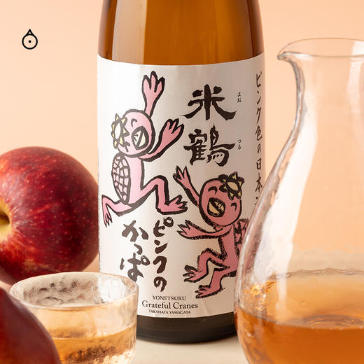 企鹅市集|山形县米鹤酒造 粉红河童 赤色酵母纯米清酒 白雪草莓香 商品图1