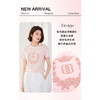 Gowani/乔万尼短袖女t恤2024新款高端大牌真丝混纺EM2C843102 商品缩略图3