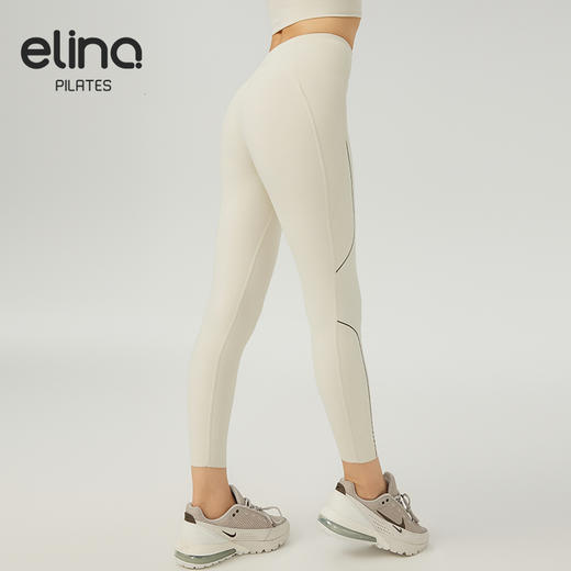 【女神节秒】elina一恋新款侧边条纹动感瑜伽普拉提九分裤QC2933（特价产品，收货7天内支持调换、不退款） 商品图2