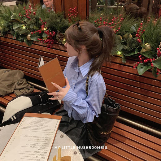 金蘑菇菇 ccd练习日 棒球套组/ 衬衫+半裙 休闲系减龄穿搭三件套 商品图0