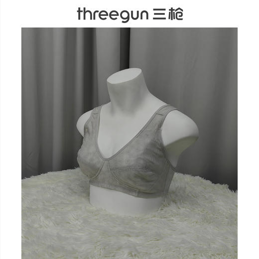 Threegun三枪 (旗下百利安品牌)提花大罩杯无钢圈文胸-L42401N11 商品图4