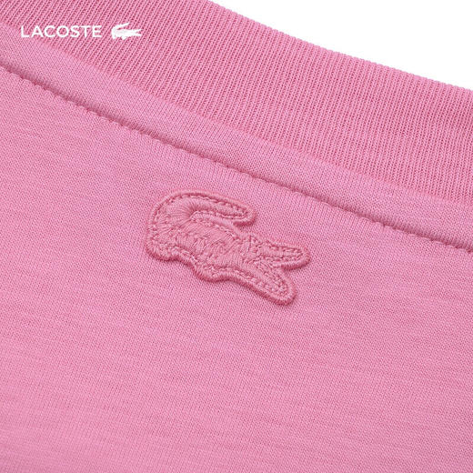 Lacoste法国鳄鱼夏日系列女装新款卡通字母T恤TF8173-98 商品图10