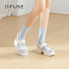 D:FUSE迪芙斯2024夏季新款松糕厚底不对称膨胀感罗马凉鞋DF42115218 商品缩略图0