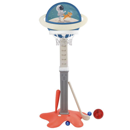 婴侍卫（BBG）儿童可升降篮球架运动玩具 可升降篮球架 商品图0