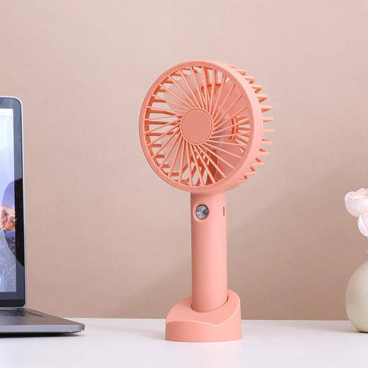 【一扇两用便携手持风扇，你的夏日伴侣~】静音大风力USB充电手持风扇  小巧便携桌面学生迷你小电风扇。ry 商品图8